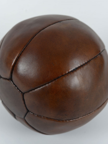 vintage leather 2kg medicine ball