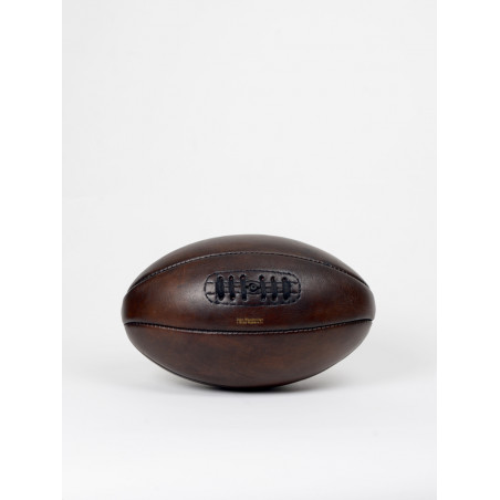 ballon de rugby vintage en cuir années 1920