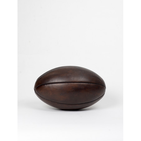 ballon de rugby vintage en cuir années 1920