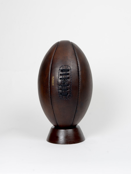 leather vintage rugbyball 1920s