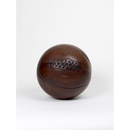 ballon de basketball vintage en cuir