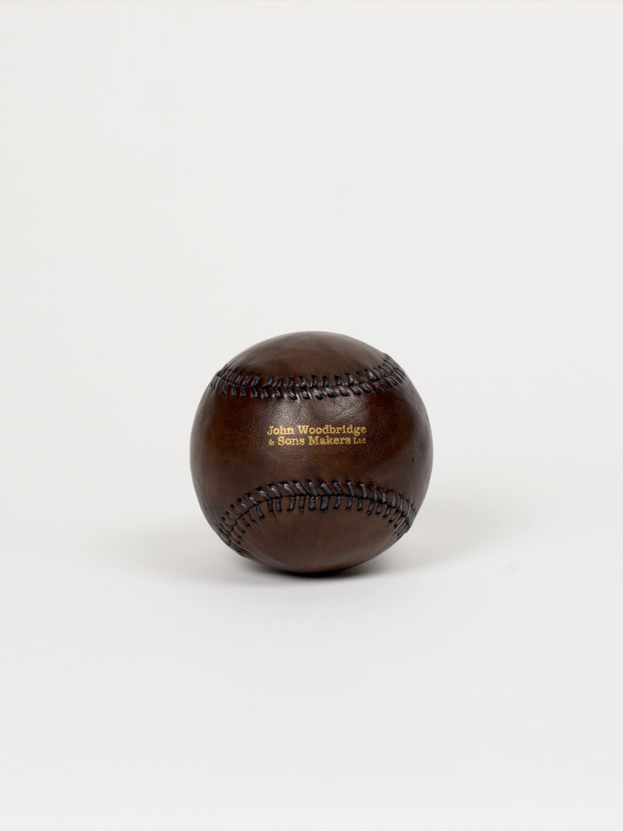 balle de baseball vintage en cuir