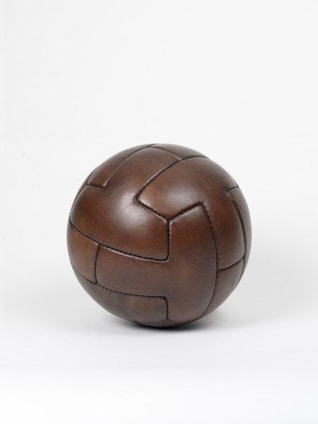 ballon de football vintage en cuir t-shape 1930