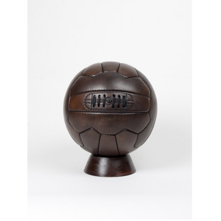 ballon de football vintage en cuir années 1950