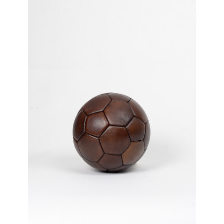 ballon de handball en cuir vintage