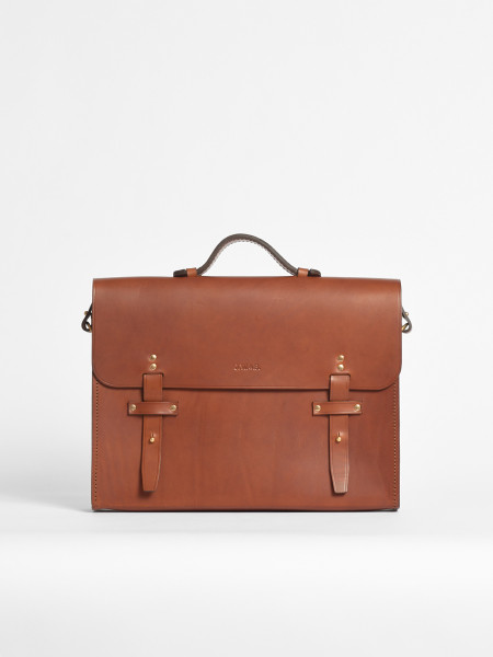 13 inch Leather Satchel -...